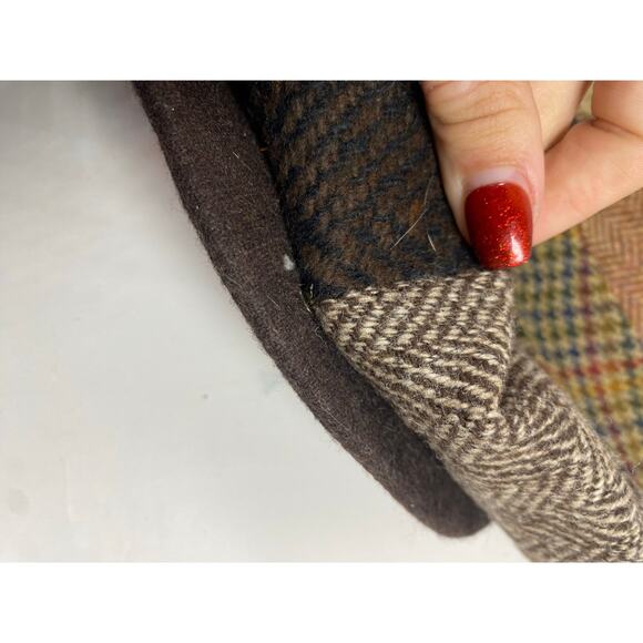 Hats in the Belfry NWT Wool Blend Golfer Flat Cap Panel Hat XL - Picture 3 of 11